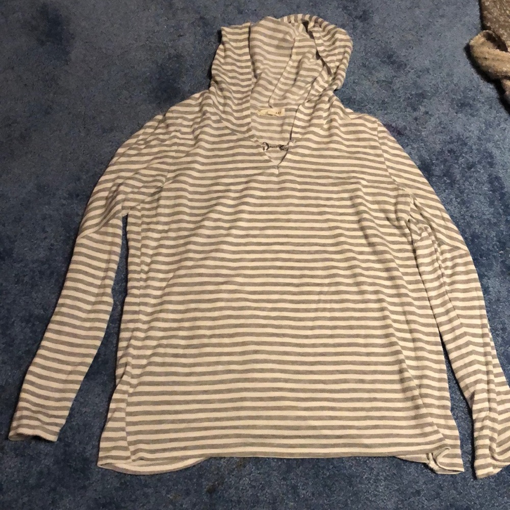 Long Sleeve Hooded Shirt